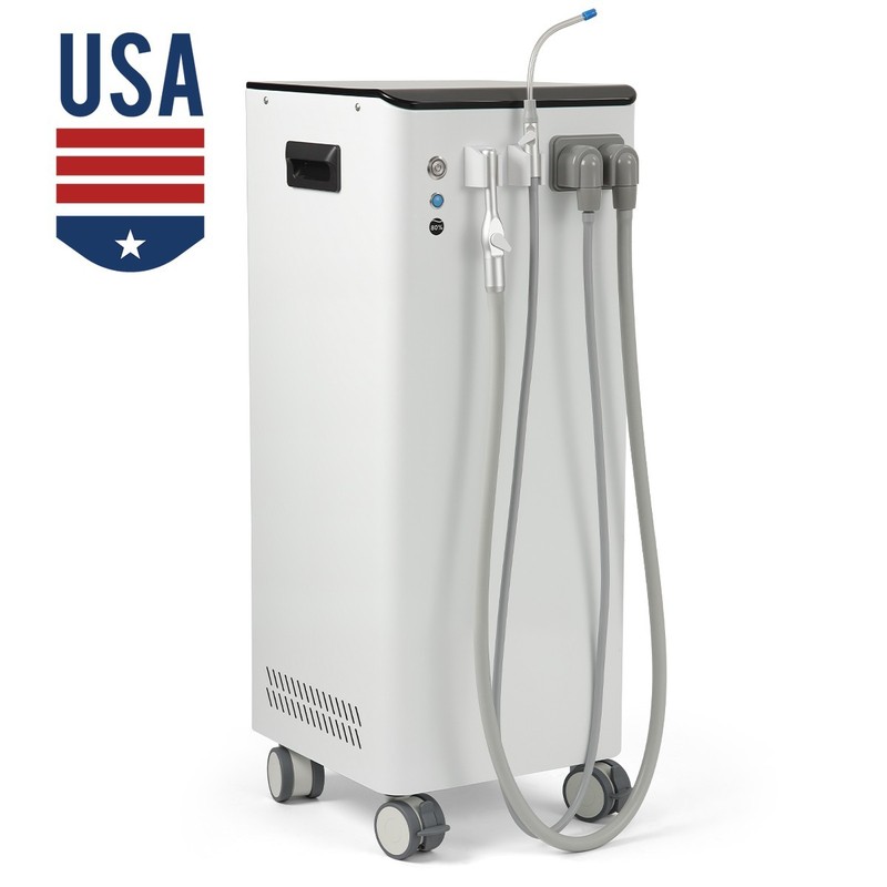 350L/min Portable Dental Suction System Mobile Vacuum Pump with Strong Suction