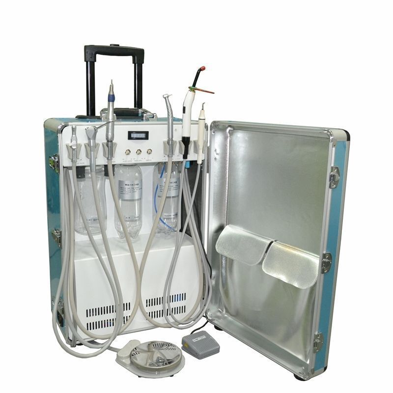 Dental Unit GU-P206+Curing Light+Scaler+PANA MAX High/Low Speed Handpieces 4H CE gallery