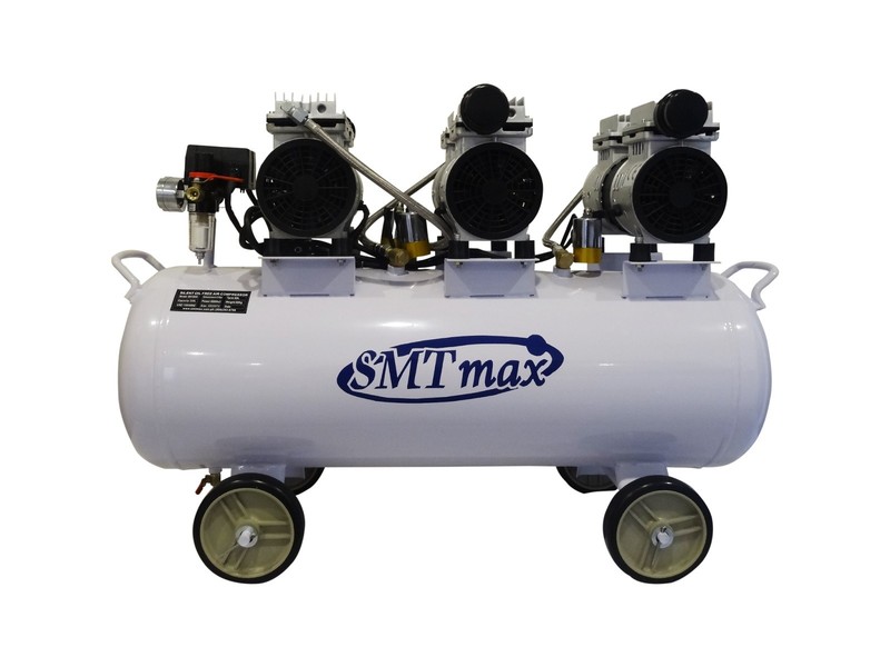 New 3HP, 18 Gallon, Noiseless & Oil-Free Air Compressor 110v gallery