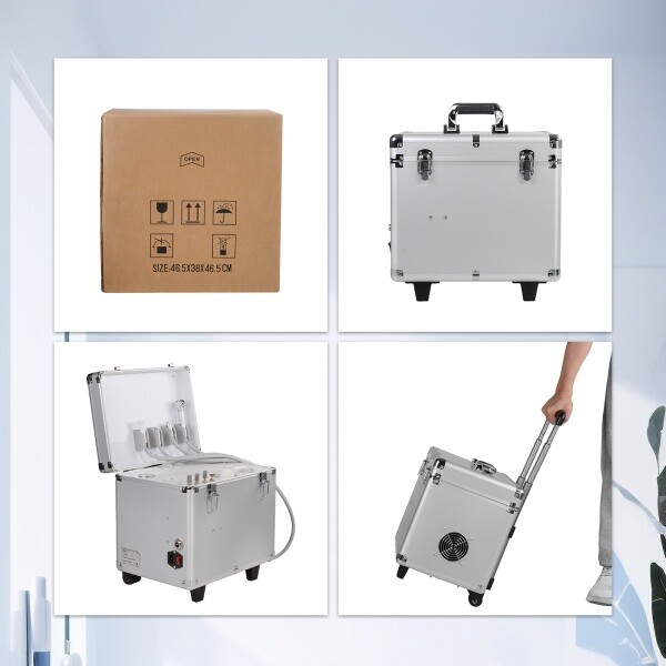 G12-A 550W Portable Air Compressor Turbine Unit WithThree way Syringe 4H USA gallery