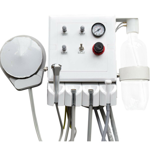 Wall-Mouted Portable Dental Turbine Unit Work Syringe With Air Compressor 4H CE gallery