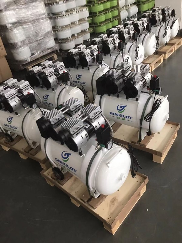 Silent 96L Dental Electric Oil-free Air Compressor GA-83 for One Dental Chair CE gallery