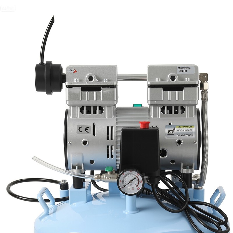 800W Portable 40L Dental Oilless Air Compressor GA02 for Dental Unit Chiar gallery