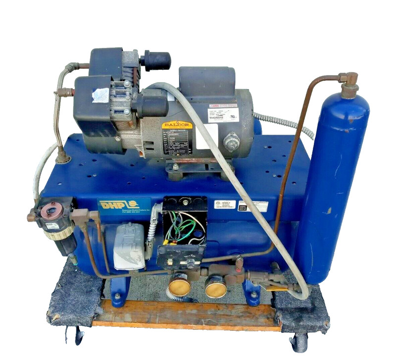 DHP Silent Flow 1 HP Dental Oil-Less Dental Air Compressor , 240V / Works gallery