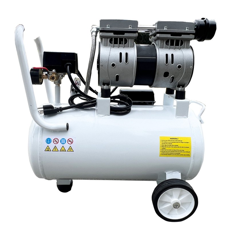 24L Portable Dental Air Compressor Oil Free Silent Air Pump 110V NEW gallery