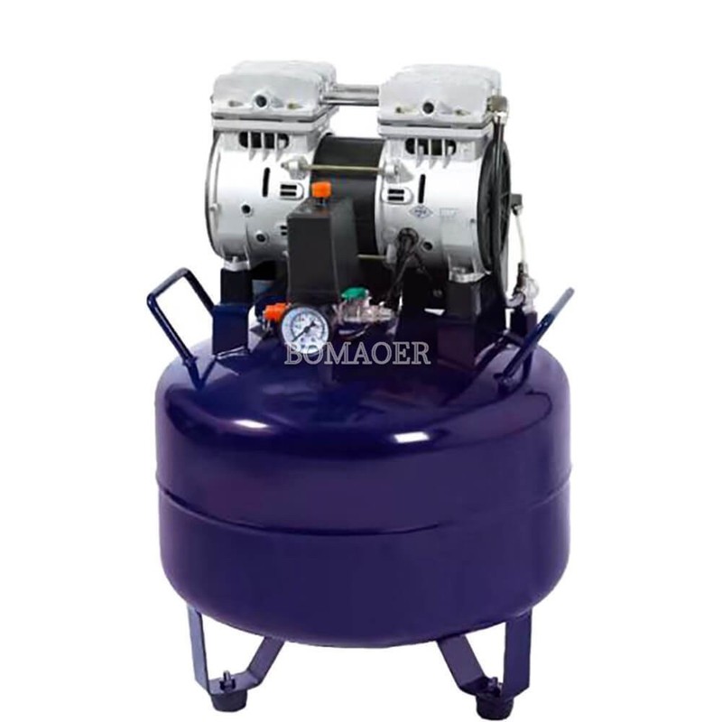 Dental Portable 550W 220V 31L 1 TO 1 Medical Air Compressor Oil Free Tank