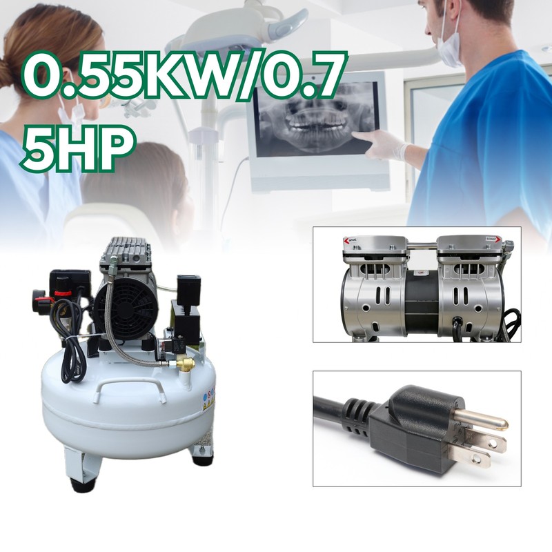 30L Portable Dental Air Compressor Oil Free Silent Air Pump 110V NEW gallery
