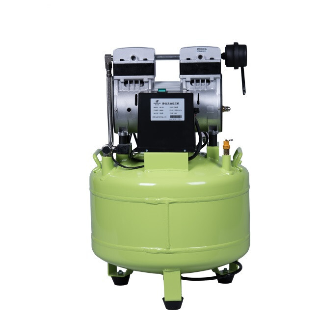 40L Silent Oiless Portable Dental Air Compressor GA-81 One for 2 Dental Chair US gallery