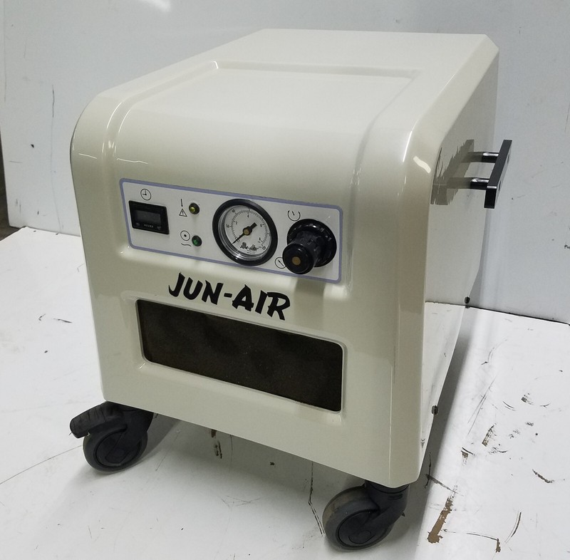 Idex Gast Jun-Air 87R-4P Silent Quiet Oil-Less Dental Air Compressor ~ REPAIR gallery