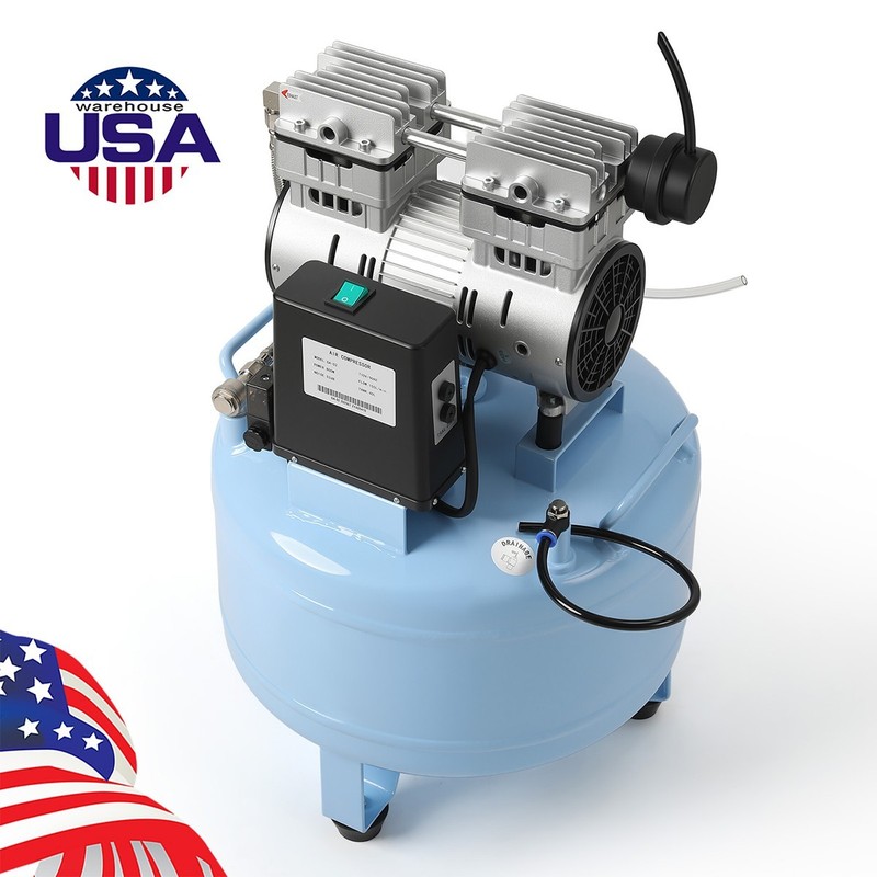 800W Portable 40L Dental Oilless Air Compressor GA02 for Dental Unit Chiar gallery