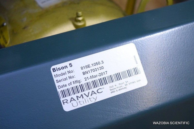 RAMVAC BISON 5 818E 1050 3 DENTAL VACUUM PUMP WITH UTILITY CONTROL BOX 601597 gallery
