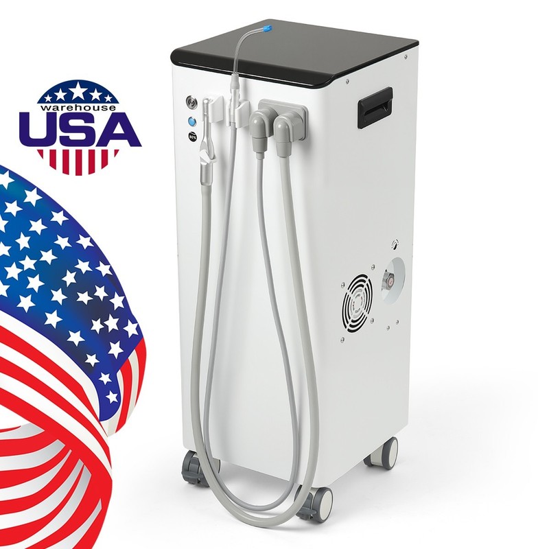 350L/min Portable Dental Suction System Mobile Vacuum Pump with Strong Suction gallery