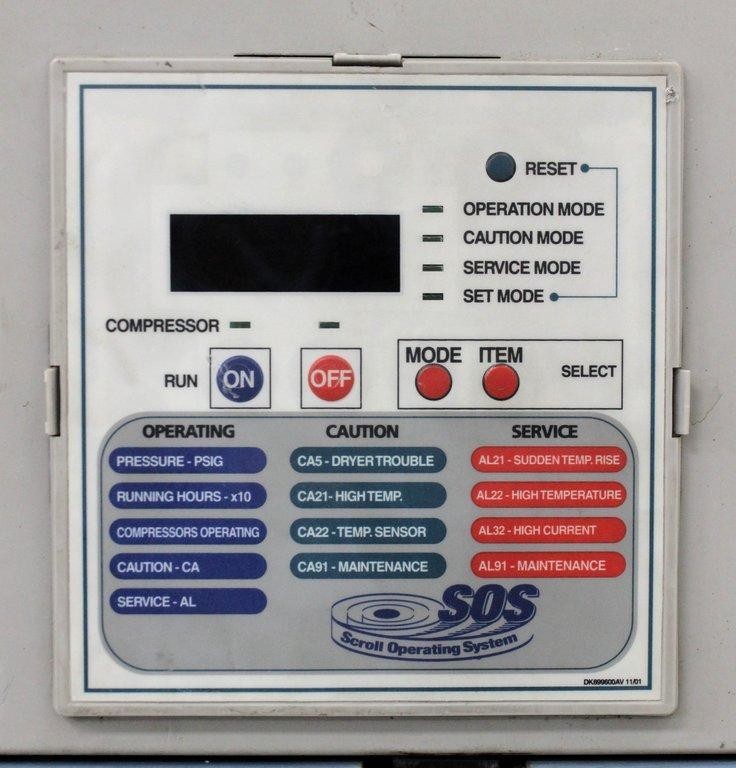 Powerex SEQ200720E Oil Free Scroll Air Compressor 20HP 460V 116 PSI (3378555)