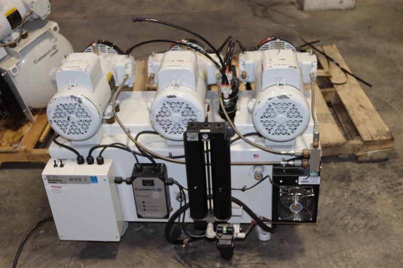 CustomAir RamVac Dental Compressor Model 1029T30  RAM VAC CUSTOM AIR 230V 1PH