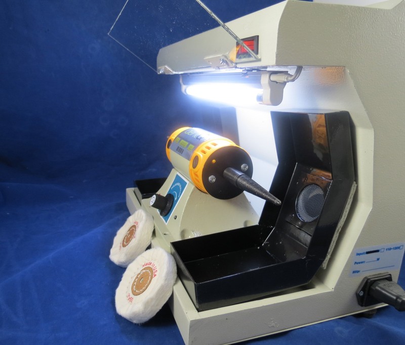 Motor Dental Lab 0-10.000 rpm Polisher Desk With Cover 110V DQ-004-1 DENTQ gallery