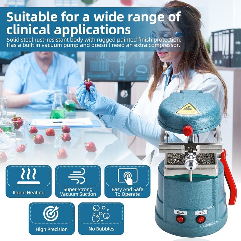 Vacuum Forming Machine Power Former Heat Molding Tool w/Steel Balls Lab Equip... gallery