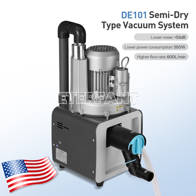 Dental Electric Suction Machine Vacuum System DE101 600L/min Semi-Dry Type gallery