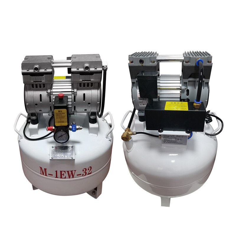 32L Silent Oilless Oil Free Air Compressor 70L/min for One Dental Chair Unit gallery