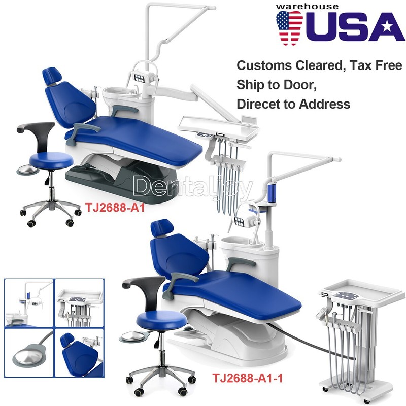 Dental Unit Chair DC Motor /Dental Vacuum Suction Unit/ Oil-Free Air Compressor gallery