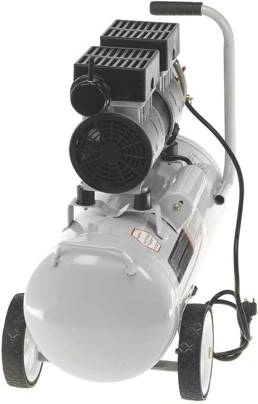 6 Gallon 1.5 HP Lab & Dental Air Compressor, Oil-Free, Fill In 80s, 25s Recovery gallery