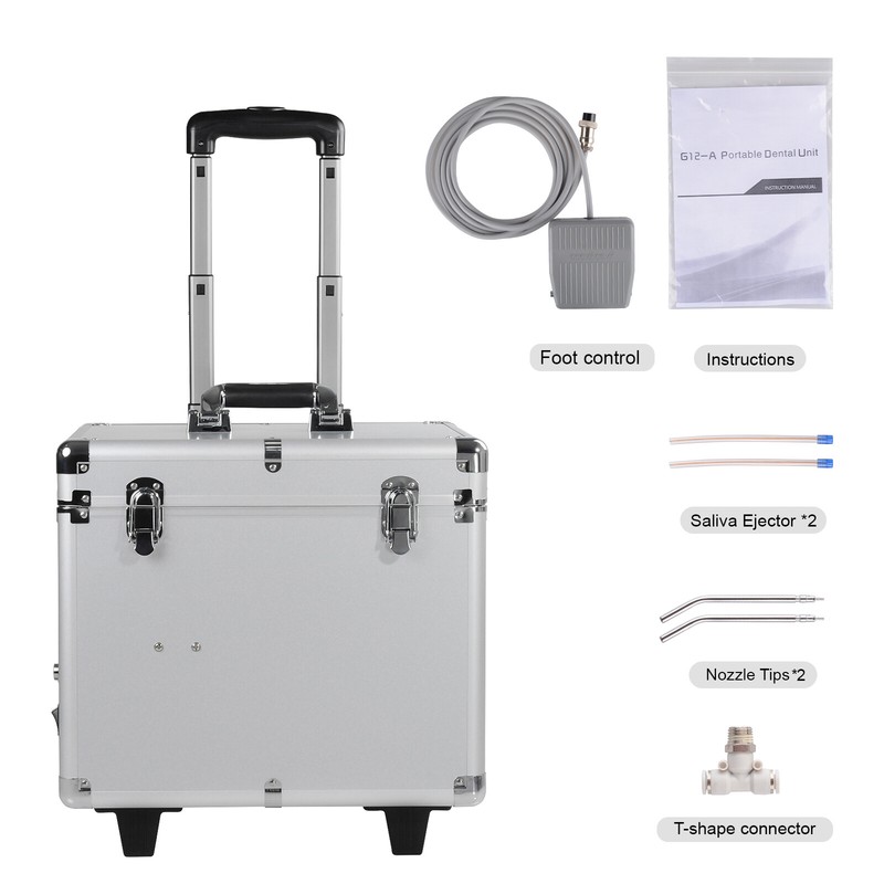 G12-A 550W Portable Air Compressor Turbine Unit WithThree way Syringe 4H USA gallery