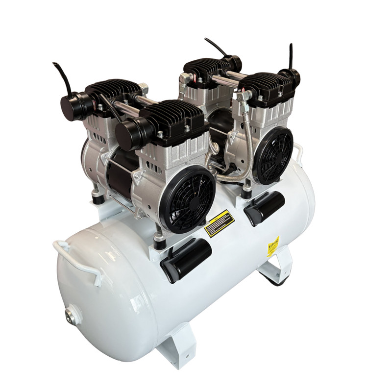 SMTmax SL-240 Dental Air Compressor 3HP Oil-Free 18Gal 220V Quiet gallery
