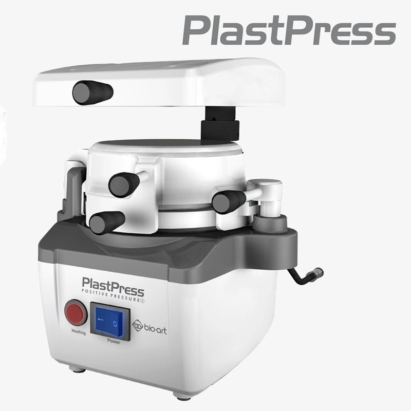 BIOART Dental Lab Plates Pressure Vacuum Forming PlastPress Machine 1400W Motor gallery