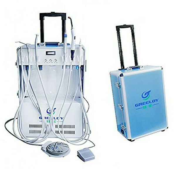Greeloy GU-P206 Dental Unit Air Compressor With Curing light&Scaler 2H US STOCK