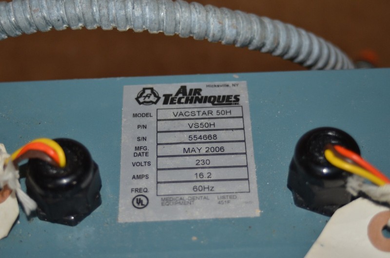 Air Techniques VacStar 50H VS50H Dental Vacuum Pump Control Panel gallery