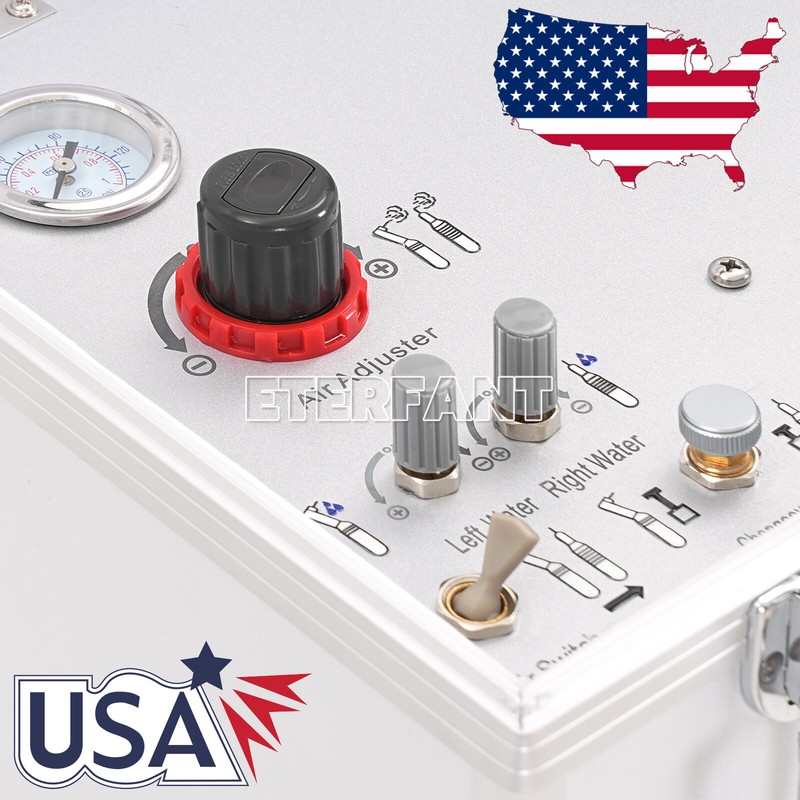 Dental Portable Delivery Unit Air Compressor Suction System 4 Holes BD-402 US gallery