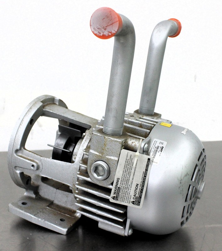 Gast 2067-V108 Oil-Less Rotary Vane Vacuum Pump, 1HP, Continuous Du (3320713368)