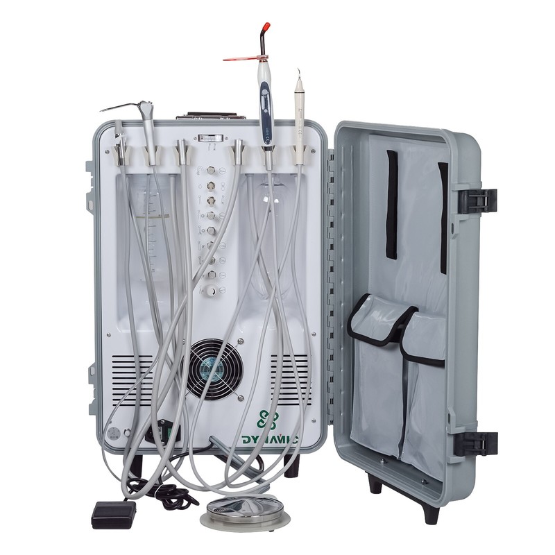 Dynamic Portable Dental Unit DU893 Mobile Therapy Machine with Air Compressor 2H gallery
