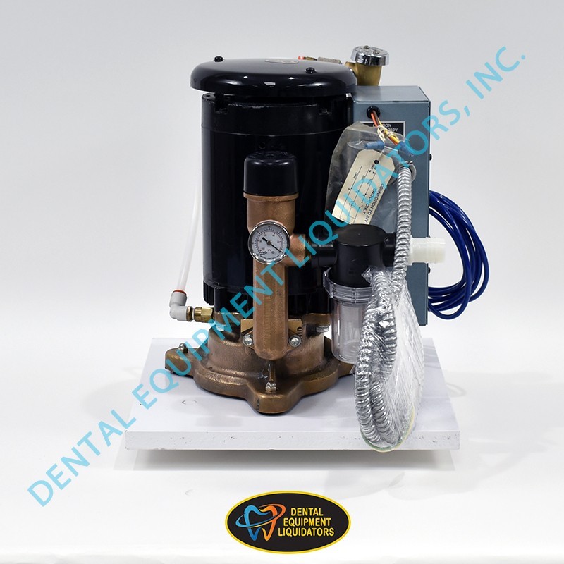 Dental Vacuum Air Techniques VacStar 20, 2 User, Single WET Vacuum Stand Alone gallery