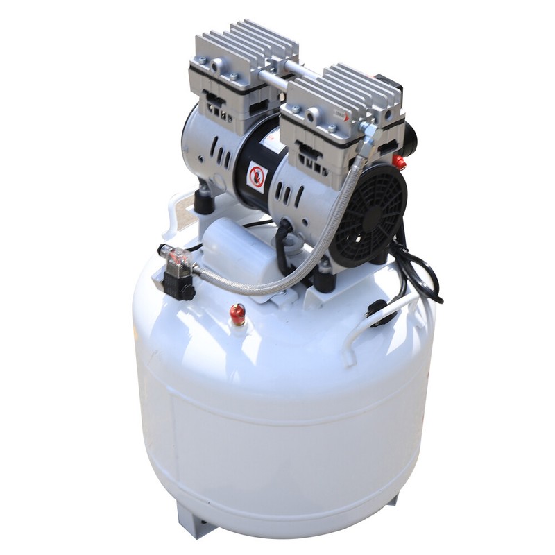 40Liter Portable Dental Air Compressor Oil Free Silent Air Pump 115PSI 110V/60HZ gallery