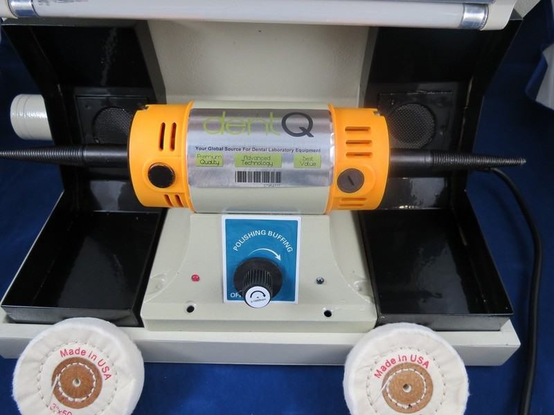 Motor Dental Lab 0-10.000 rpm Polisher Desk With Cover 110V DQ-004-1 DENTQ gallery