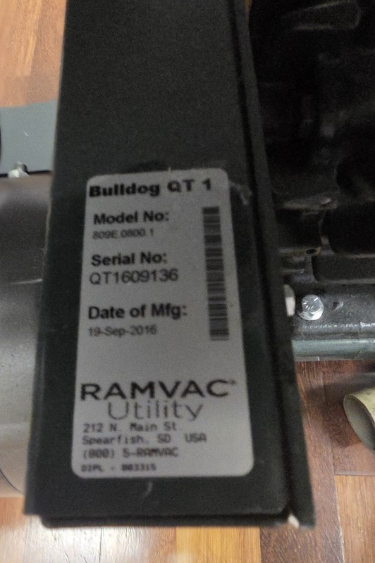 RAMVAC Bulldog with 15 Gallon Otter Tank gallery