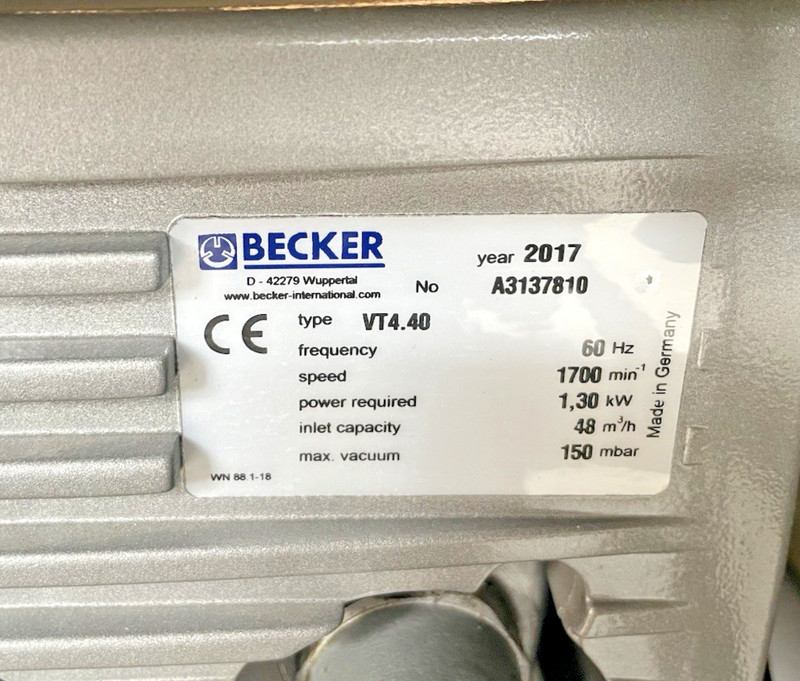 Base Vac IHD4.40P Dental 2HP Dry Vacuum Suction Pump & AWS12-1 Tank 4 to 6 Users gallery
