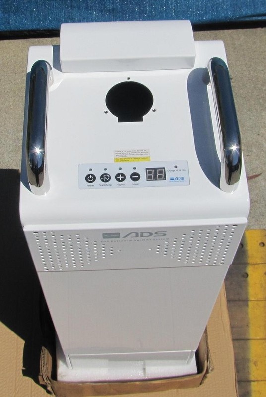 ADS Dental Extraoral Suction System EOS 105 CFM 110V AS IS New But Missing Hose gallery