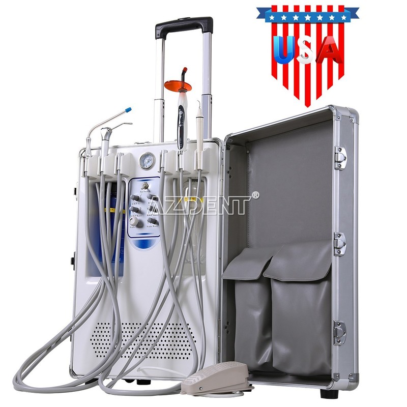Mobile Delivery Unit Turbine Cart Air Compressor /Portable Dental Suction System gallery