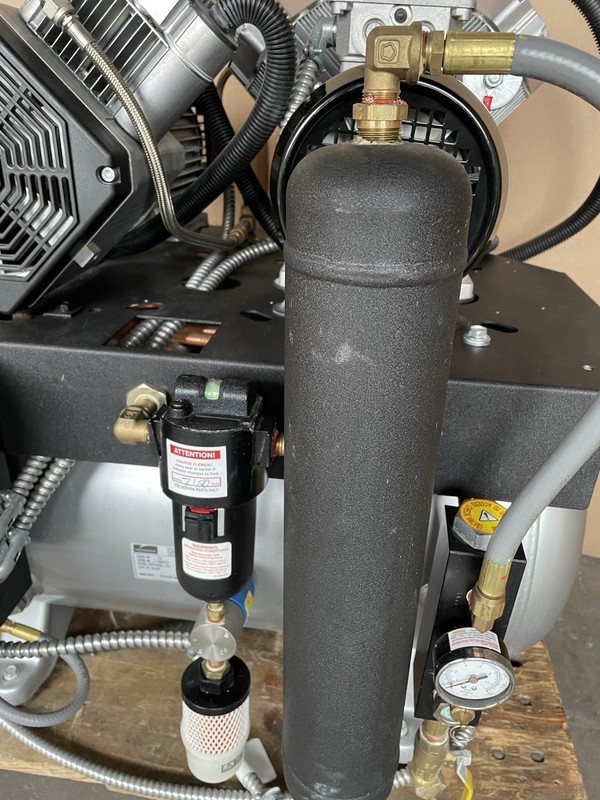 Midmark Power Air P52 Oil-Less Dental Air Compressor 3.2 HP 5-7 Users--208/230v gallery