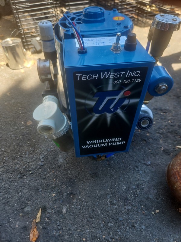 Teck West Dental Whirlwind dental vacuum pump