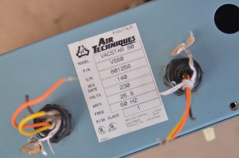 Air Techniques VacStar 80 VS80 Dental Vacuum Pump Control Panel - !FOR PARTS! gallery