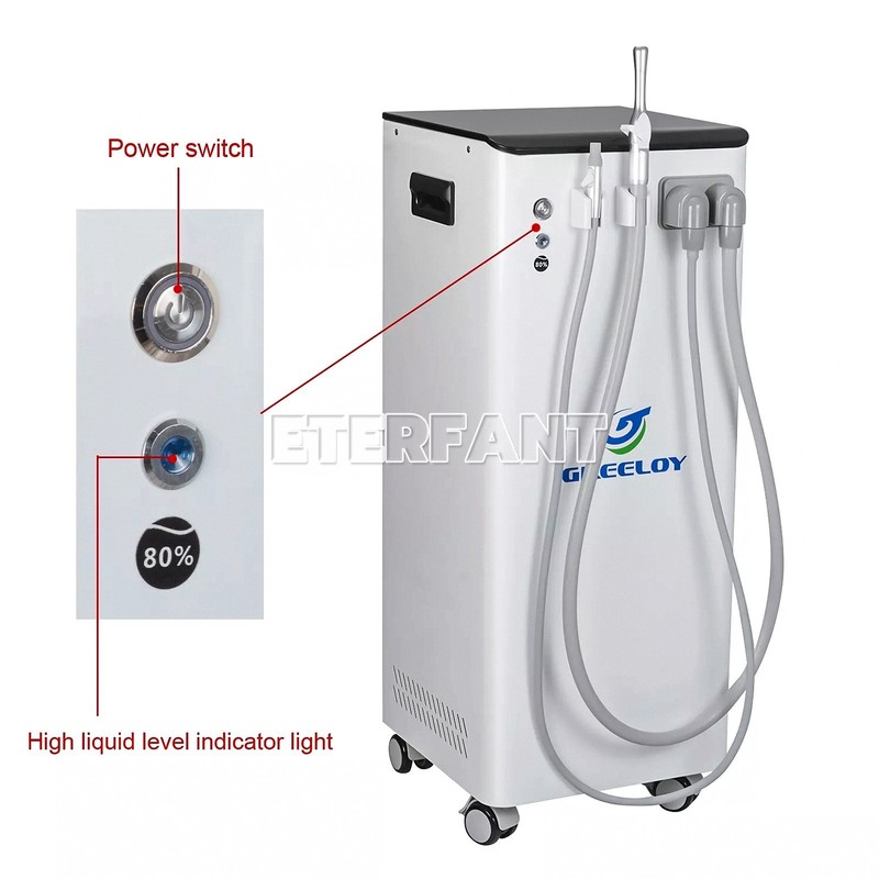 Dental Suction Unit System Negative Pressure Pump High Volume/Turbine Unit 4Hole gallery