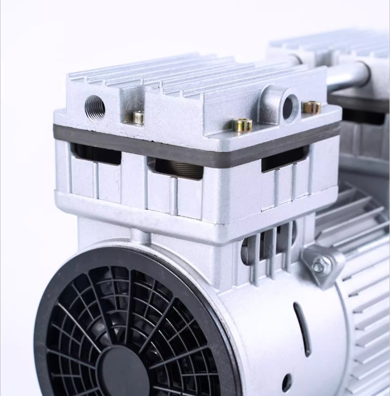 Compact Oil-free Piston Air Compressor with Silent Air Pump Head 3L gallery