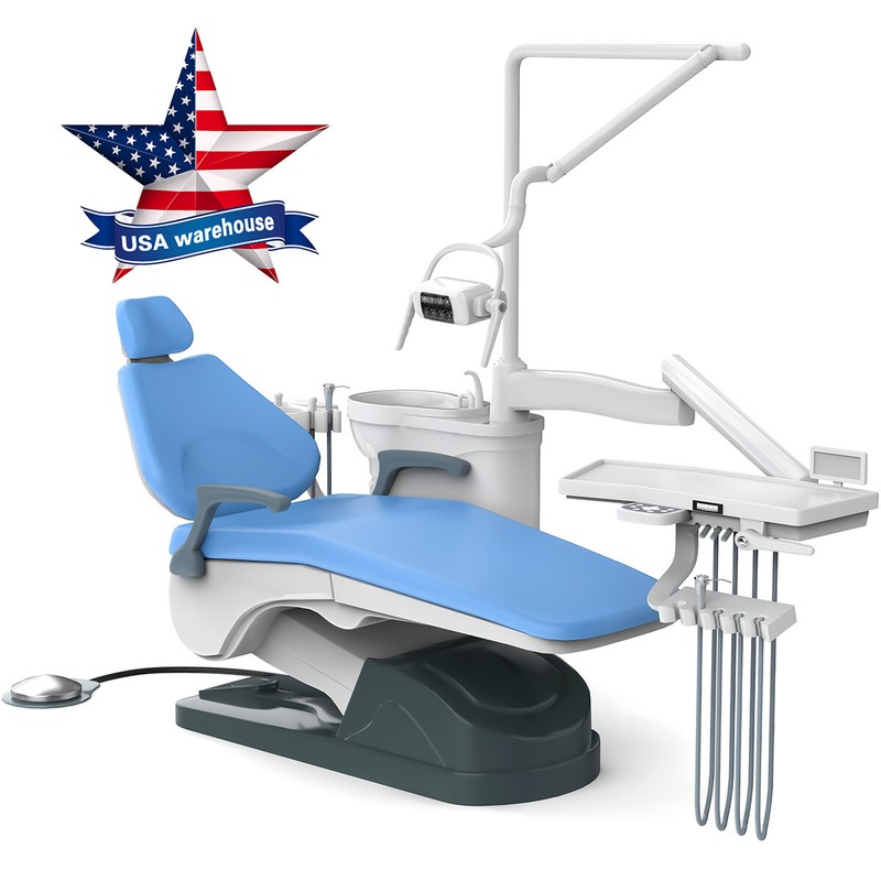 Sillón dental con motor de CC controlado por computadora Bomba de vacío para gallery