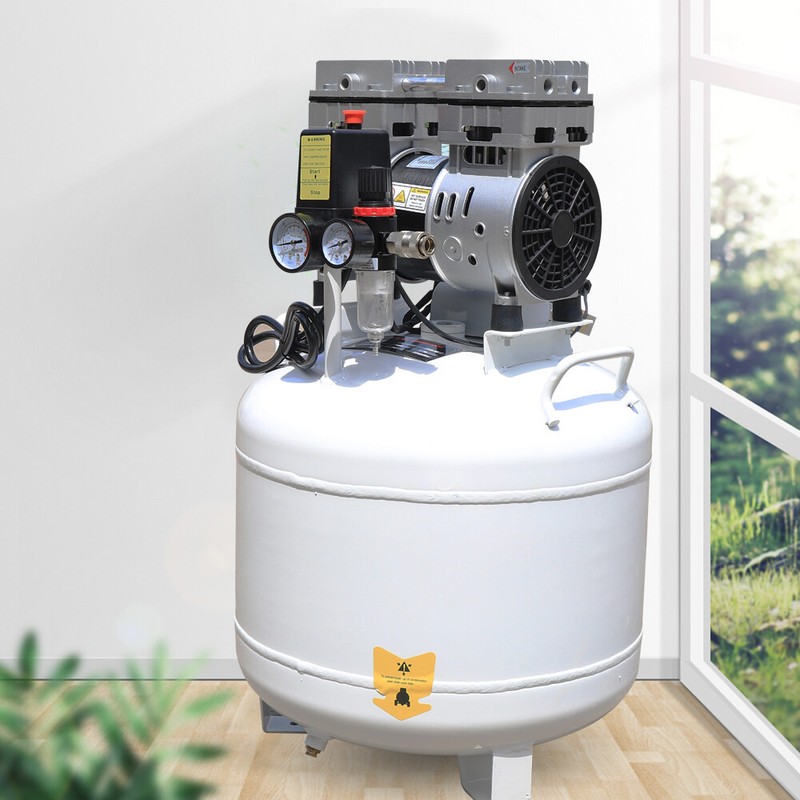Dental Medical Air Compressor Silent Air Compressor Oilless 115PSI 40L 165L/min gallery