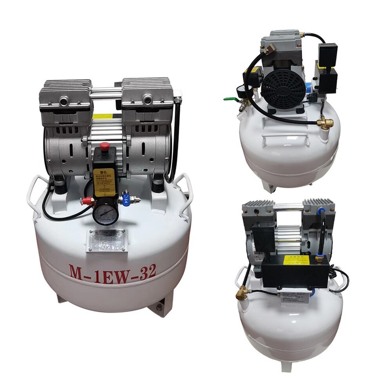 32L Silent Oilless Oil Free Air Compressor 70L/min for One Dental Chair Unit gallery