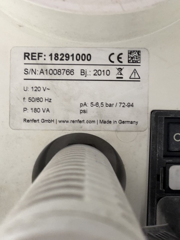 Renfert - TWISTER VENTURI evolution Vacuum Mixer Bi USED WORKS 120V 180VA gallery