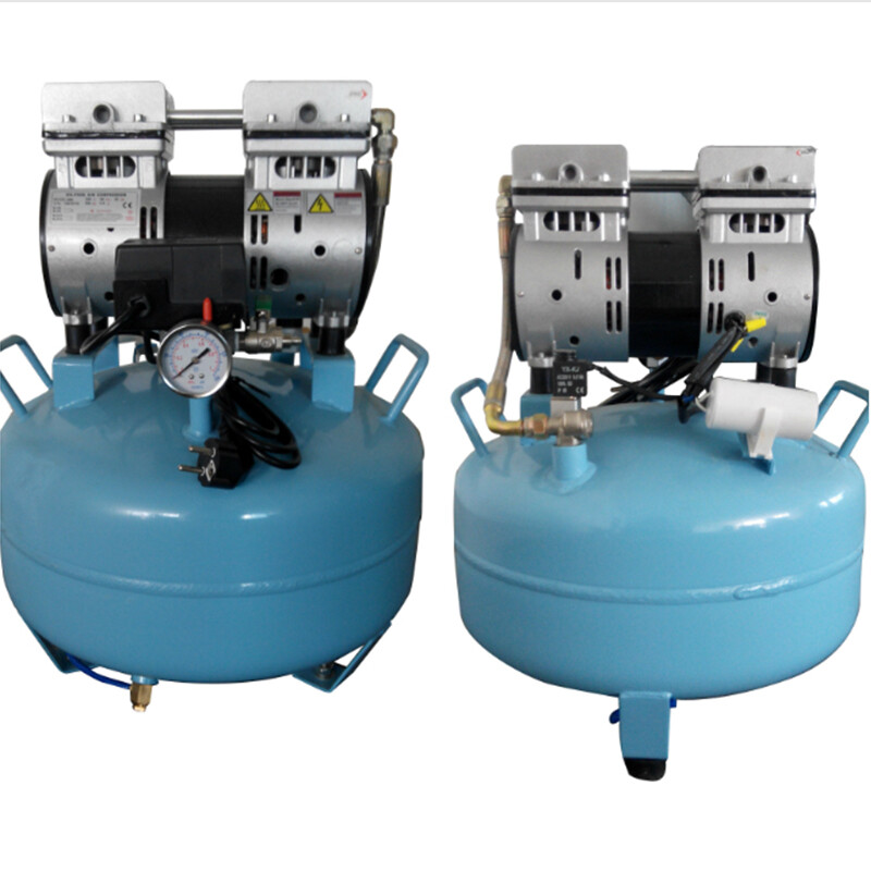 40L One-to-One Silent Dental Oilless Air Compressor with Regulator&Air Filter gallery