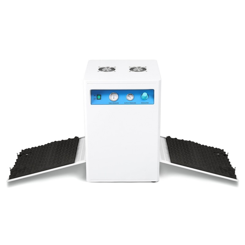 Compresor Aire Dental Silencioso 40L Caja Insónica Ruedas Sin Aceite 155L/min gallery